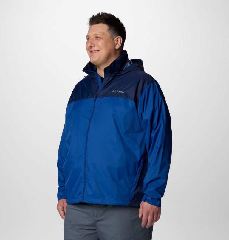 Men's Glennaker Lake II Rain Jacket - Big, Color: Mountain Blue, Collegiate Navy, image 4