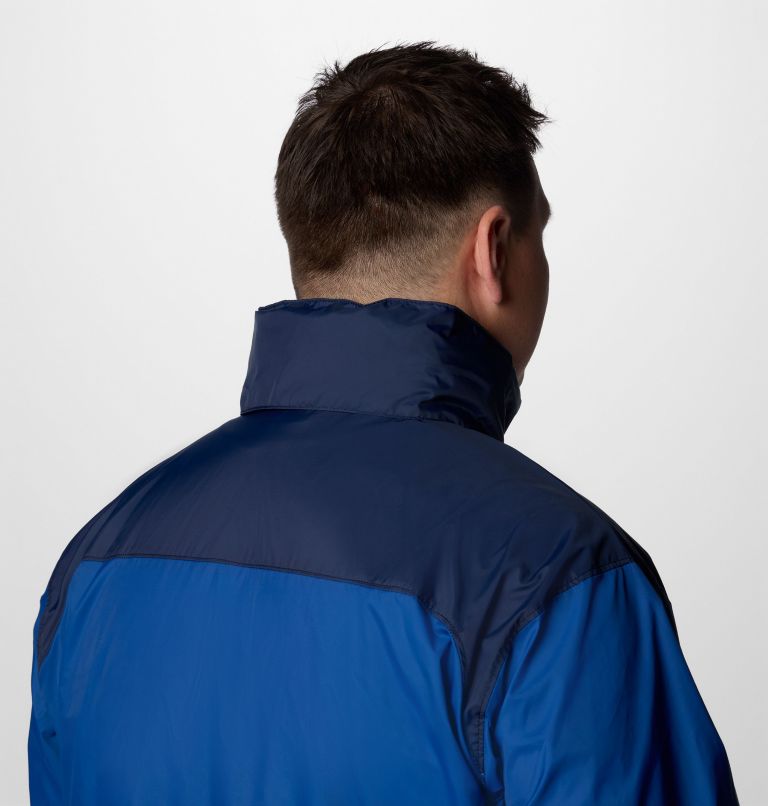 Men's Glennaker Lake II Rain Jacket - Big, Color: Mountain Blue, Collegiate Navy, image 6