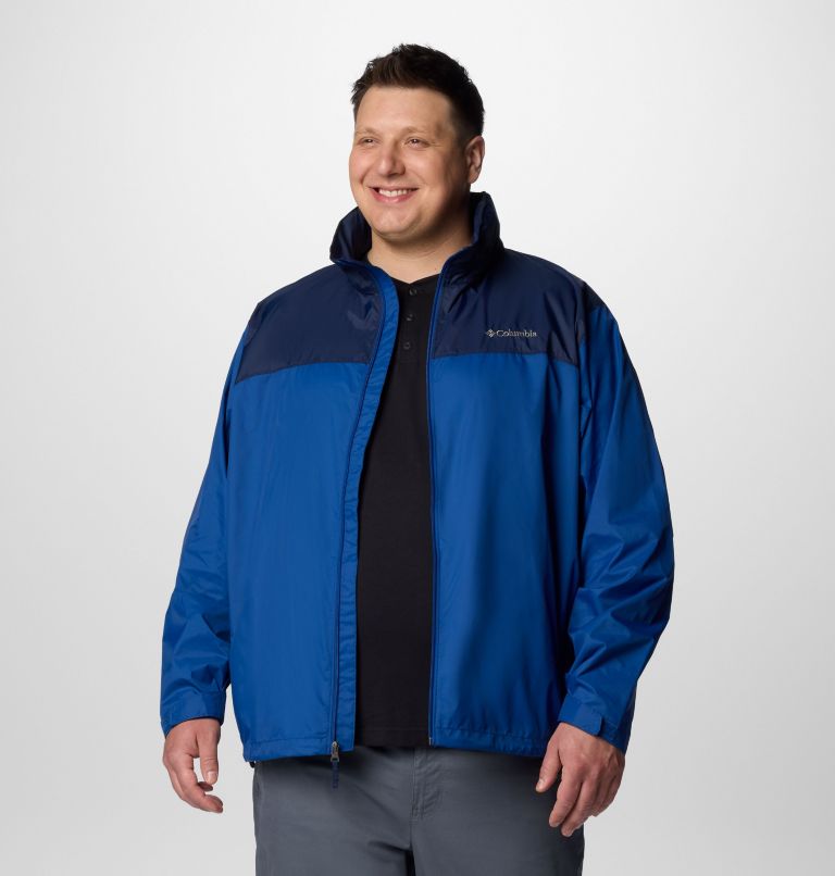Men's Glennaker Lake II Rain Jacket - Big, Color: Mountain Blue, Collegiate Navy, image 9