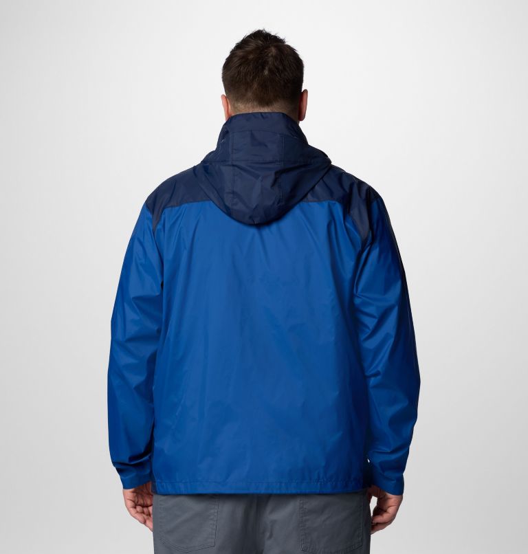 Men's Glennaker Lake II Rain Jacket - Big, Color: Mountain Blue, Collegiate Navy, image 2