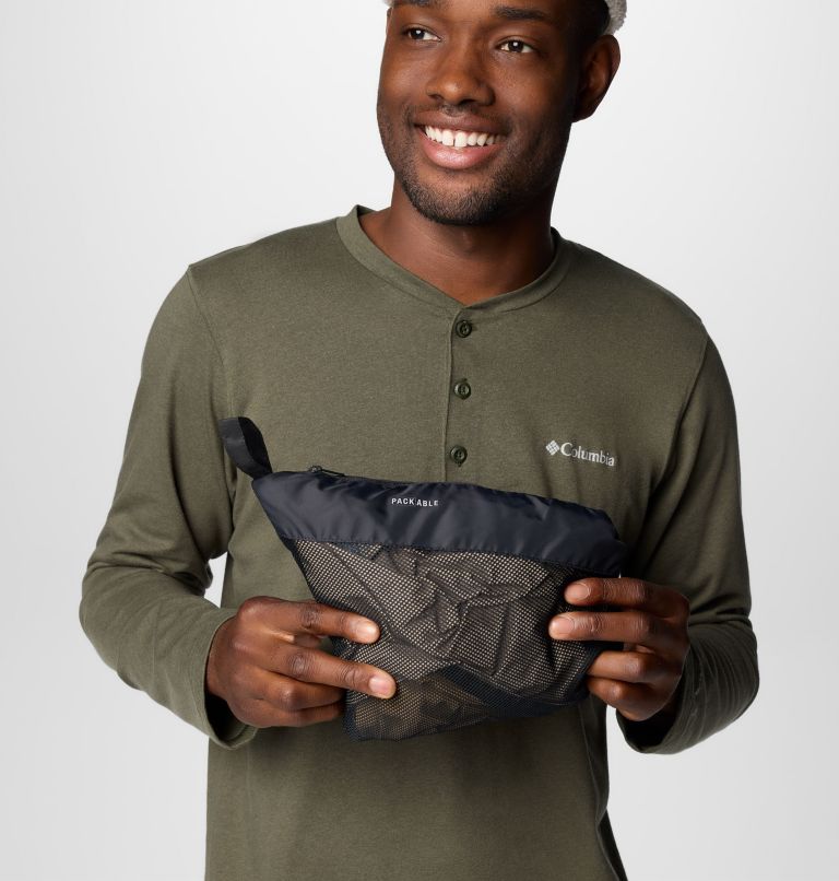 Men's Glennaker Lake II Rain Jacket - Tall, Color: Delta, Black, image 8