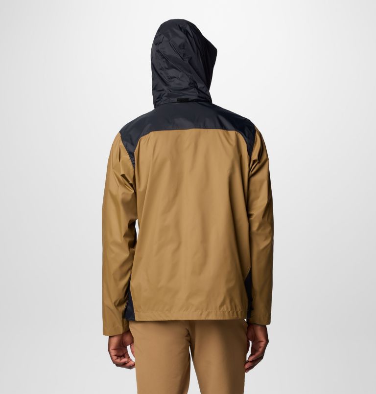 Men's Glennaker Lake II Rain Jacket - Tall, Color: Delta, Black, image 2