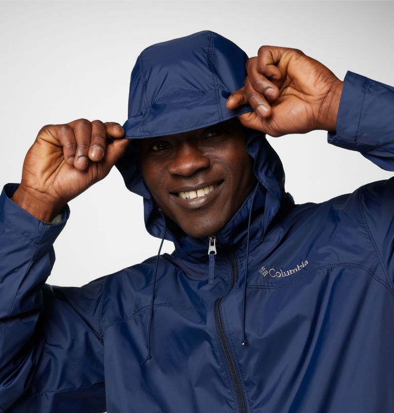 Men's Glennaker Lake II Rain Jacket - Tall, Color: Collegiate Navy, image 5