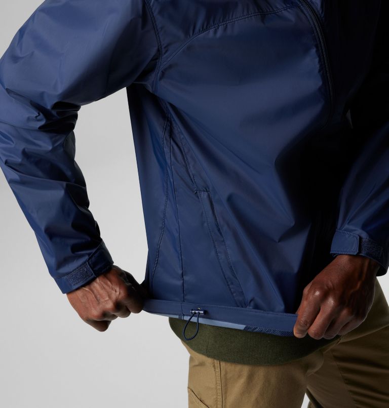 Men's Glennaker Lake II Rain Jacket - Tall, Color: Collegiate Navy, image 8