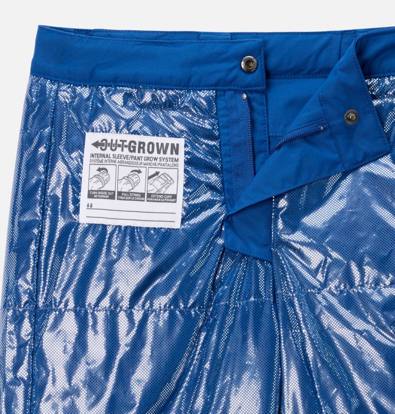 Youth Bugaboo III Waterproof Ski Trousers, Color: Mountain Blue, image 3