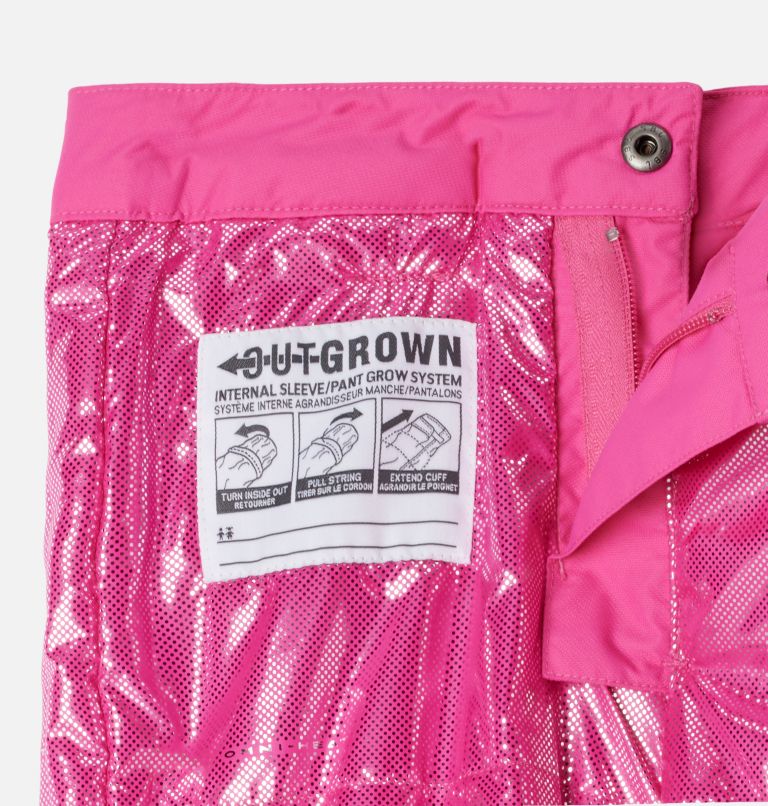 Youth Bugaboo III Waterproof Ski Trousers, Color: Pink Ice, image 3