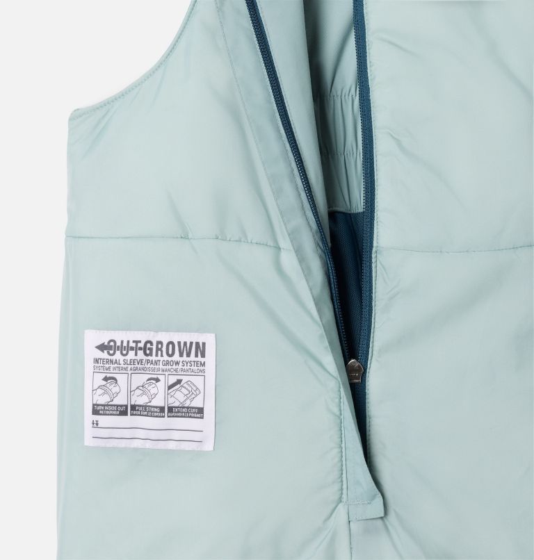 Kids' Adventure Ride II Bib, Color: Crushed Blue, Everblue, image 3