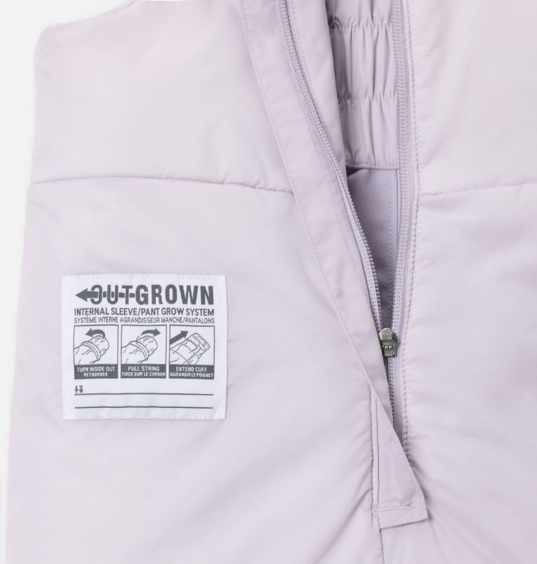 Kids' Adventure Ride II Bib, Color: Lavender Pearl, image 3