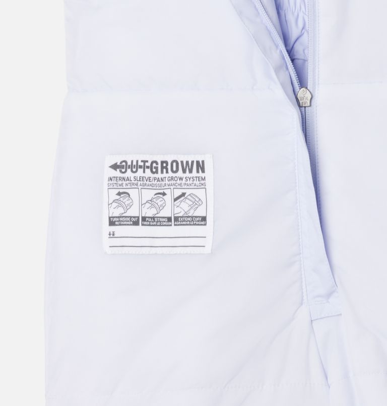 Kids' Adventure Ride II Bib, Color: Snowdrift, image 3