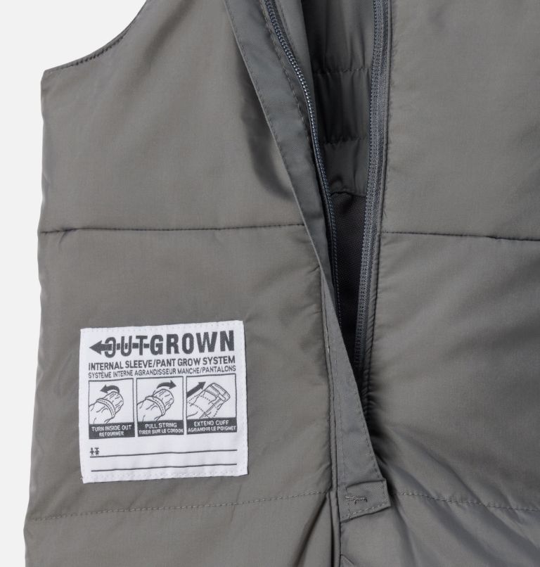 Toddler Adventure Ride II Bib, Color: City Grey, image 3