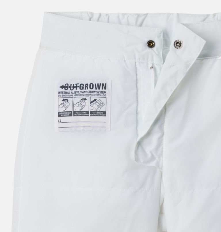 Girls' Starchaser Peak III Pants, Color: White, image 3
