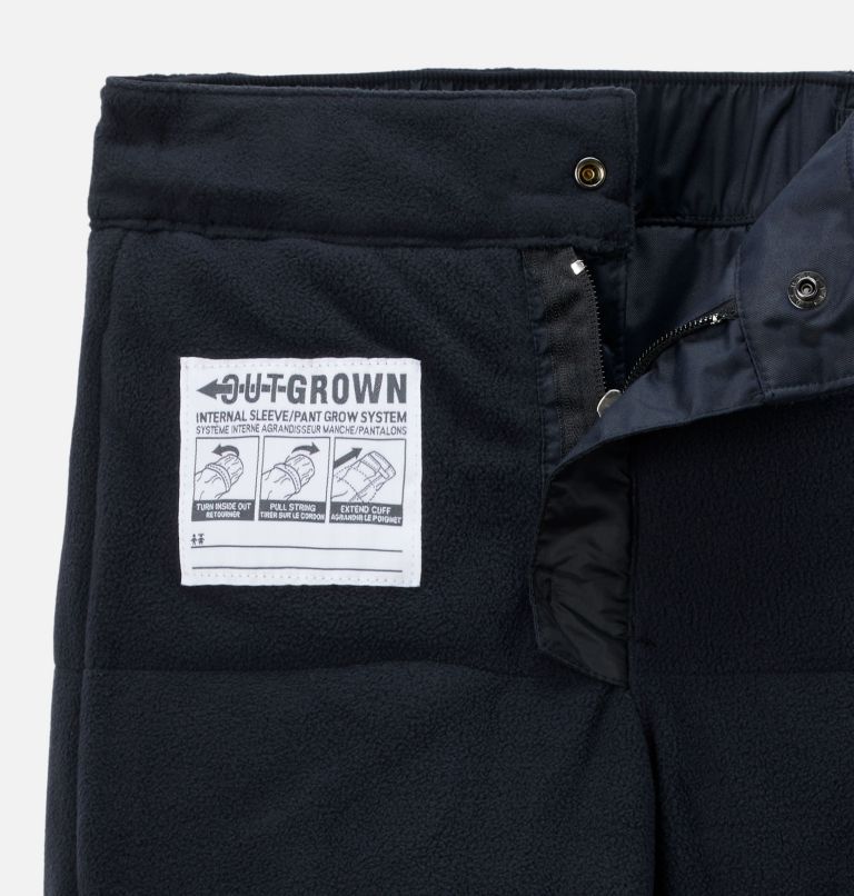 Girls' No Snowing Down Pants, Color: Black, image 3