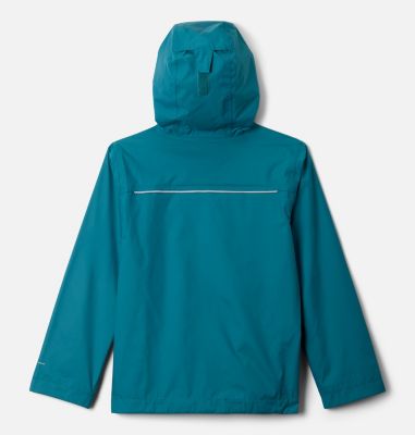 Boys' Watertight II Waterproof Jacket, Color: River Blue, image 6