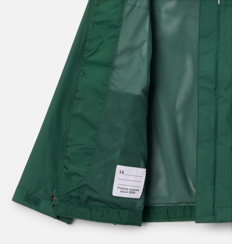 Boys' Watertight Jacket, Color: Rain Forest, image 3