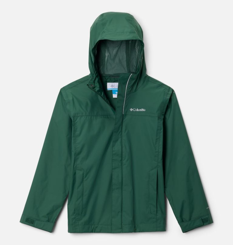 Boys' Watertight Jacket, Color: Rain Forest, image 1