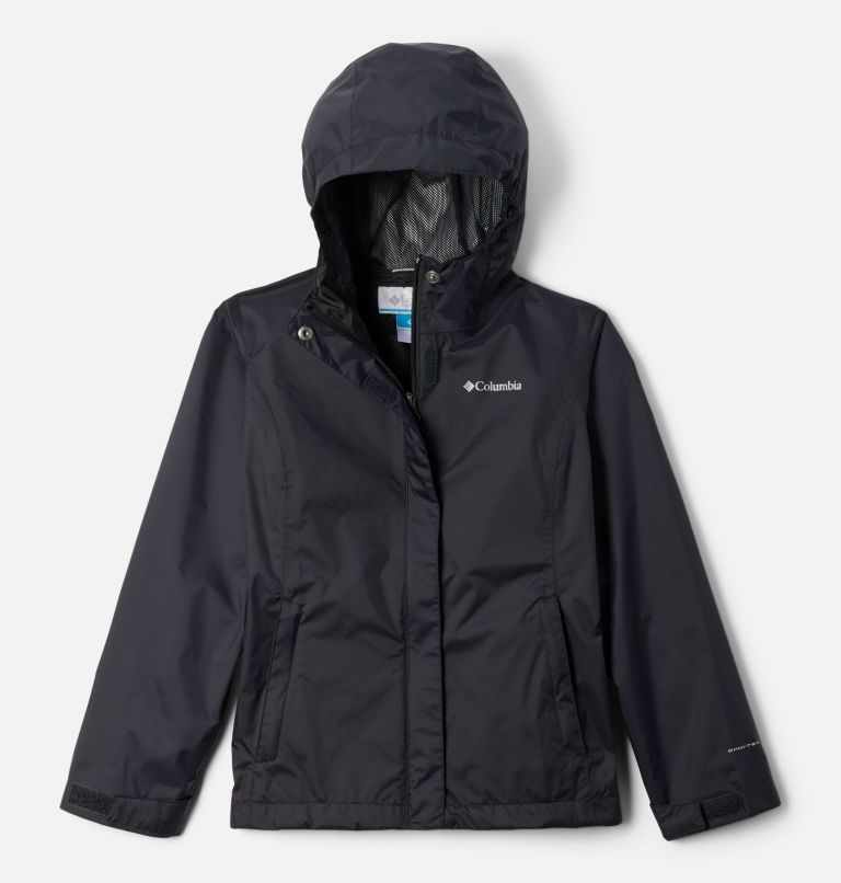 Black rain jacket columbia online