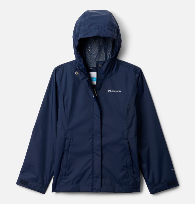 Chaqueta impermeable Arcadia II para niña, Color: Collegiate Navy, image 1
