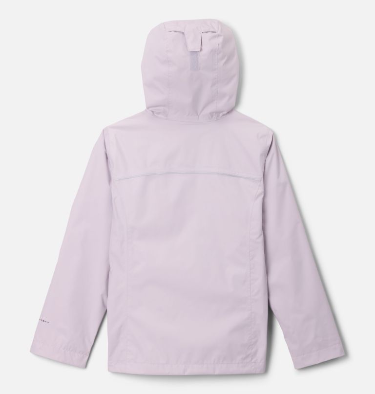 Girls' Arcadia Rain Jacket, Color: Lavender Pearl, image 2