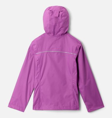 Girls' Arcadia II Waterproof Jacket, Color: Razzle, image 8