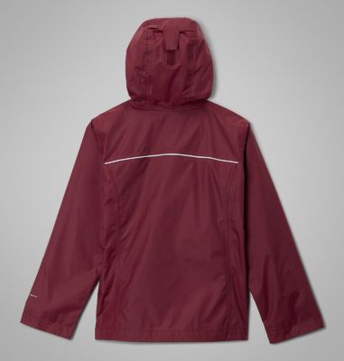 Girls' Arcadia II Waterproof Jacket, Color: Rich Wine, image 2