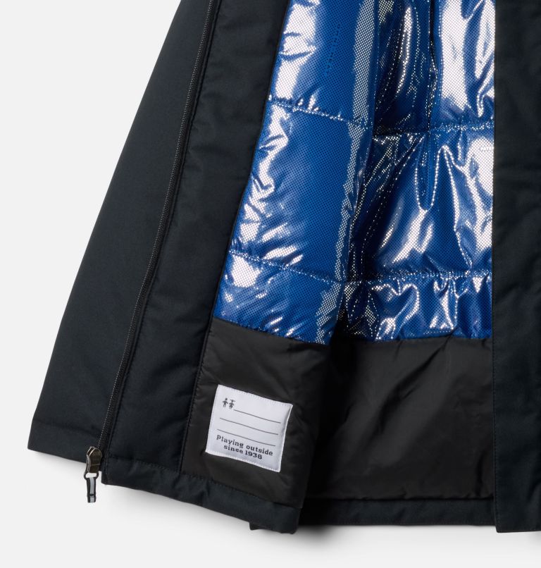 Boys' Hikebound II Insulated Jacket, Color: Black, image 3
