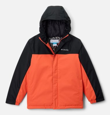 Hikebound II isolierte wasserdichte Jacke für Jungen, Color: Zing, Black, image 1