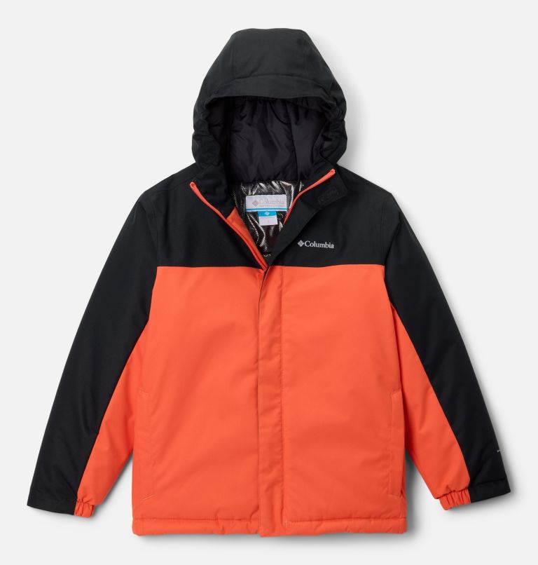 Boys' Hikebound II Insulated Jacket, Color: Zing, Black, image 1