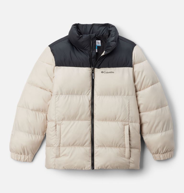 Kids' Puffect II Jacket, Color: Dark Stone, Black, image 1