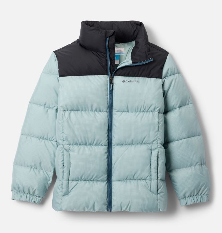 Kids' Puffect II Jacket, Color: Crushed Blue, Black, image 1