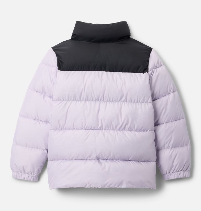 Kids' Puffect II Jacket, Color: Lavender Pearl, Black, image 2