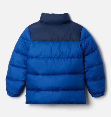 Youth Puffect II Puffer Jacket, Color: Mountain Blue, Collegiate Navy, image 2