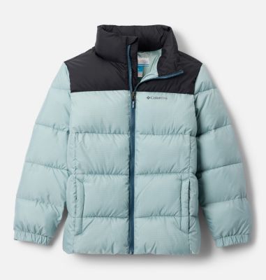 Youth Puffect II Puffer Jacket, Color: Crushed Blue, Black, image 5
