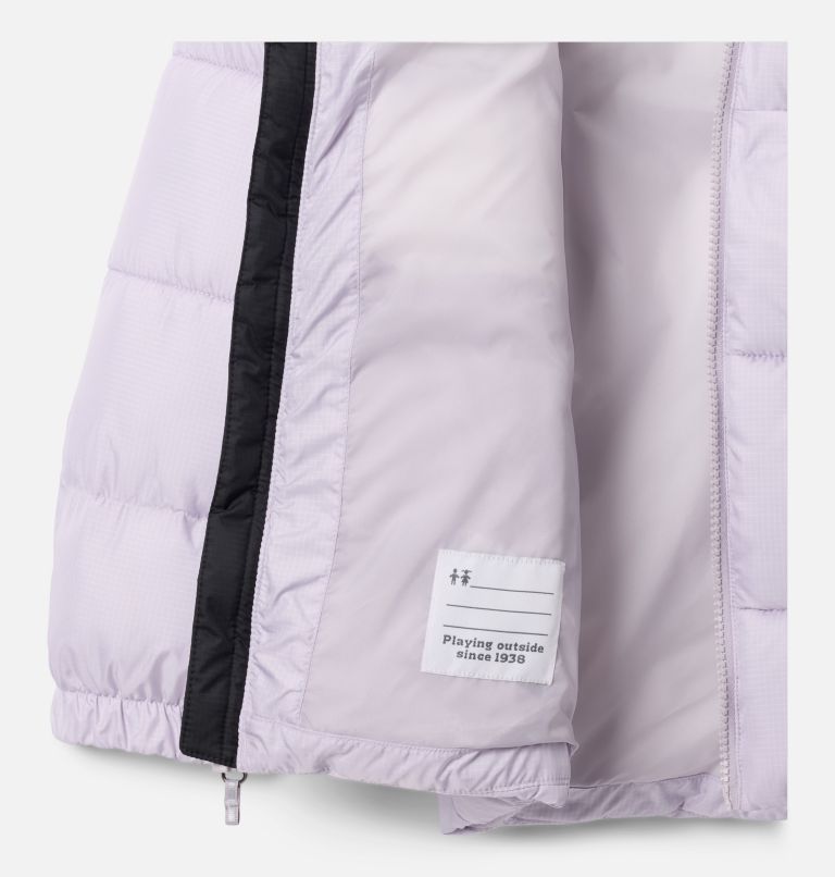 Youth Puffect II Puffer Jacket, Color: Lavender Pearl, Black, image 3