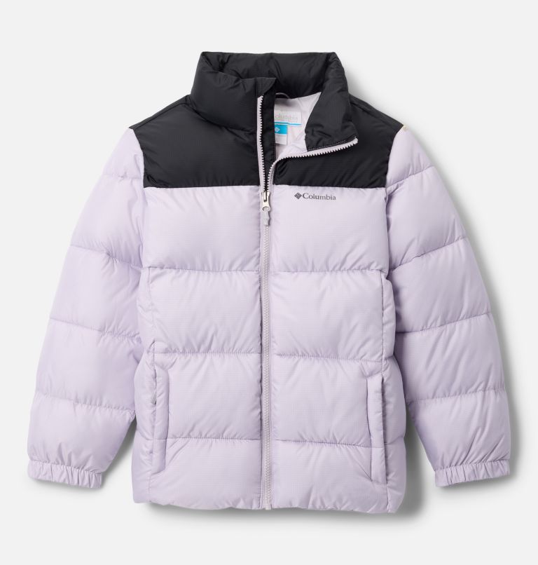 Youth Puffect II Puffer Jacket, Color: Lavender Pearl, Black, image 1