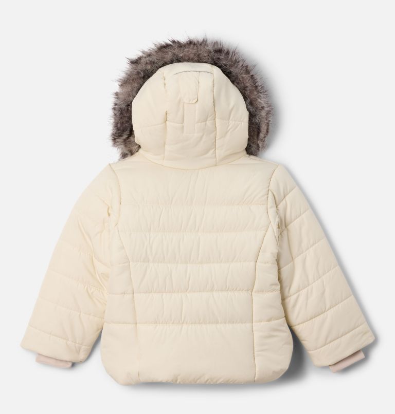 Girls' Toddler Katelyn Crest III Hooded Jacket, Color: Chalk, image 2