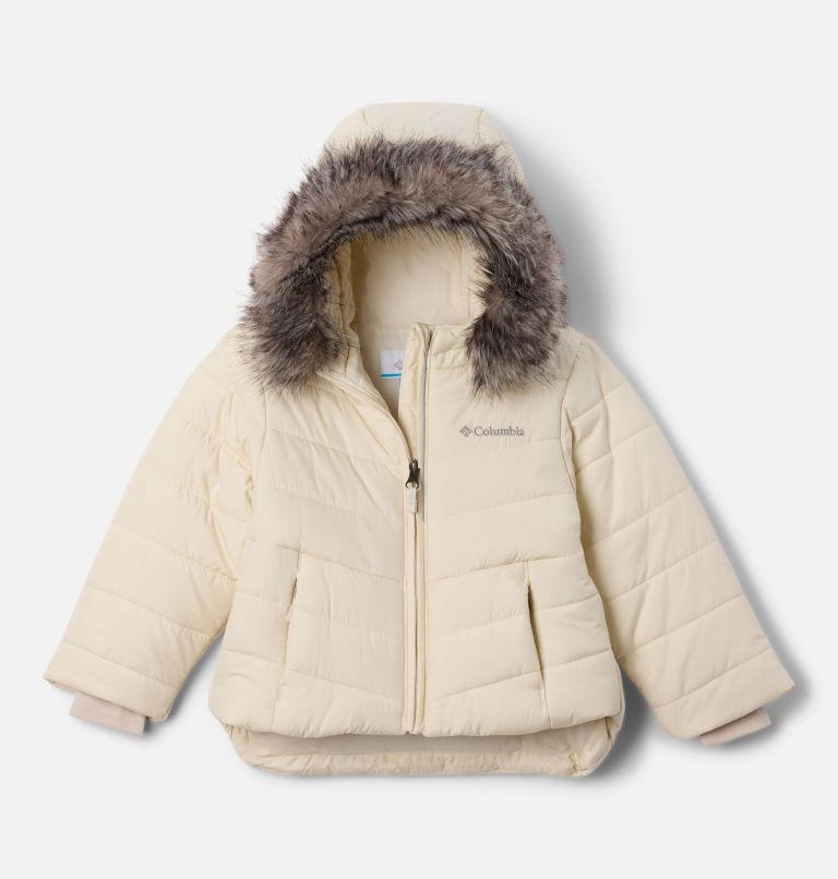 Girls' Toddler Katelyn Crest III Hooded Jacket, Color: Chalk, image 1