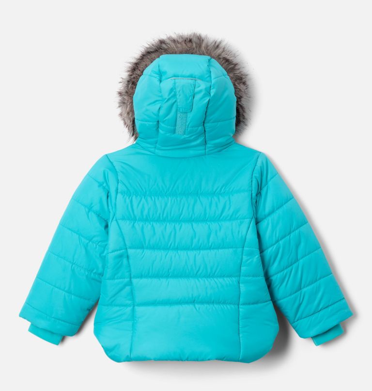 Girls' Toddler Katelyn Crest III Hooded Jacket, Color: Geyser, image 2