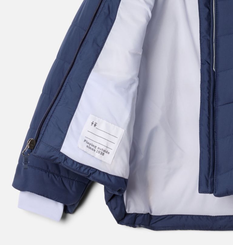 Girls' Toddler Katelyn Crest III Hooded Jacket, Color: Nocturnal, image 3