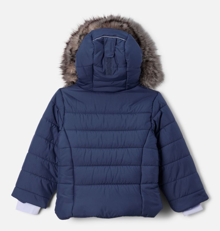 Girls' Toddler Katelyn Crest III Hooded Jacket, Color: Nocturnal, image 2