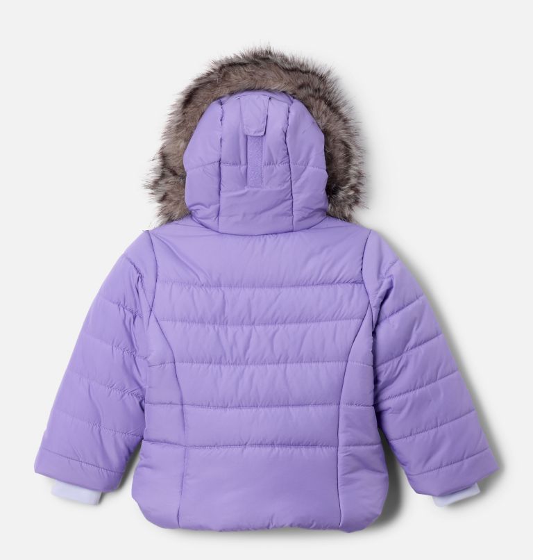Girls' Toddler Katelyn Crest III Hooded Jacket, Color: Paisley Purple, image 2