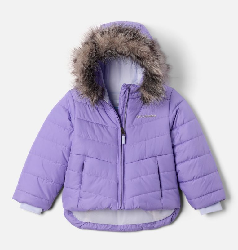 Girls' Toddler Katelyn Crest III Hooded Jacket, Color: Paisley Purple, image 1