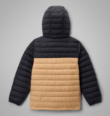 Manteau à capuchon Powder Lite II pour garçons, Color: Canoe, Black, image 5