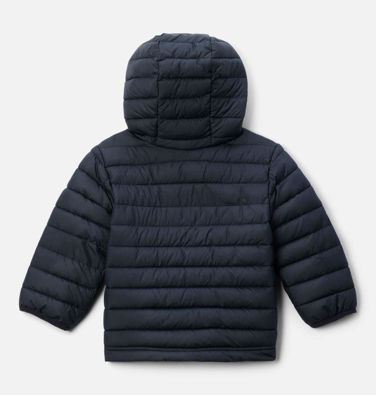 Boys' Toddler Powder Lite II Hooded Jacket, Color: Black, image 2