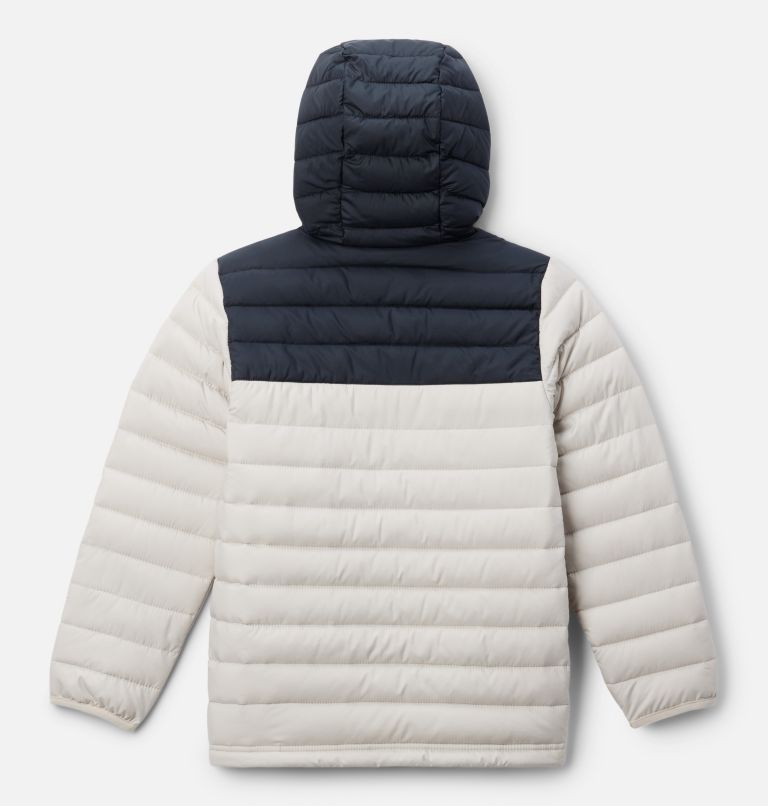 Chaqueta aislante con capucha Powder Lite II para niño, Color: Dark Stone, Black, image 2