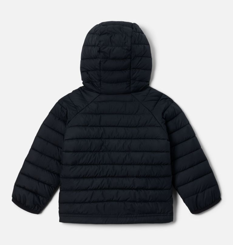Girls' Toddler Powder Lite II Hooded Jacket, Color: Black, image 2