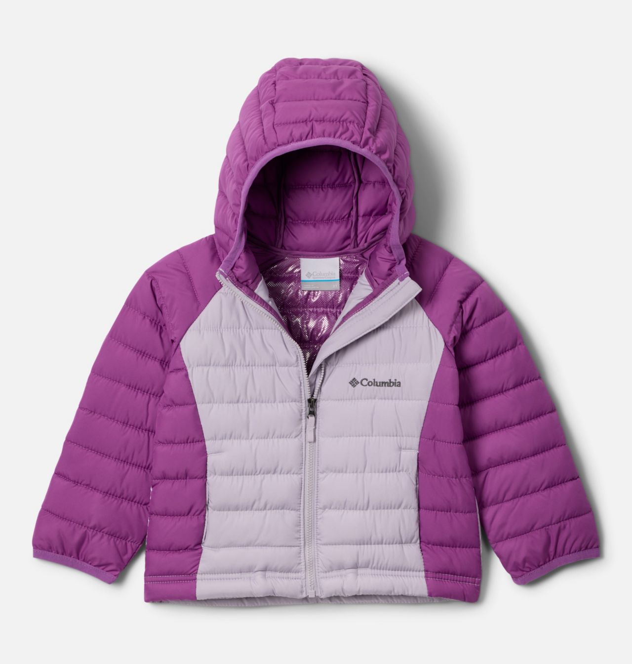 Girls' Toddler Powder Lite™ II Hooded Jacket 1