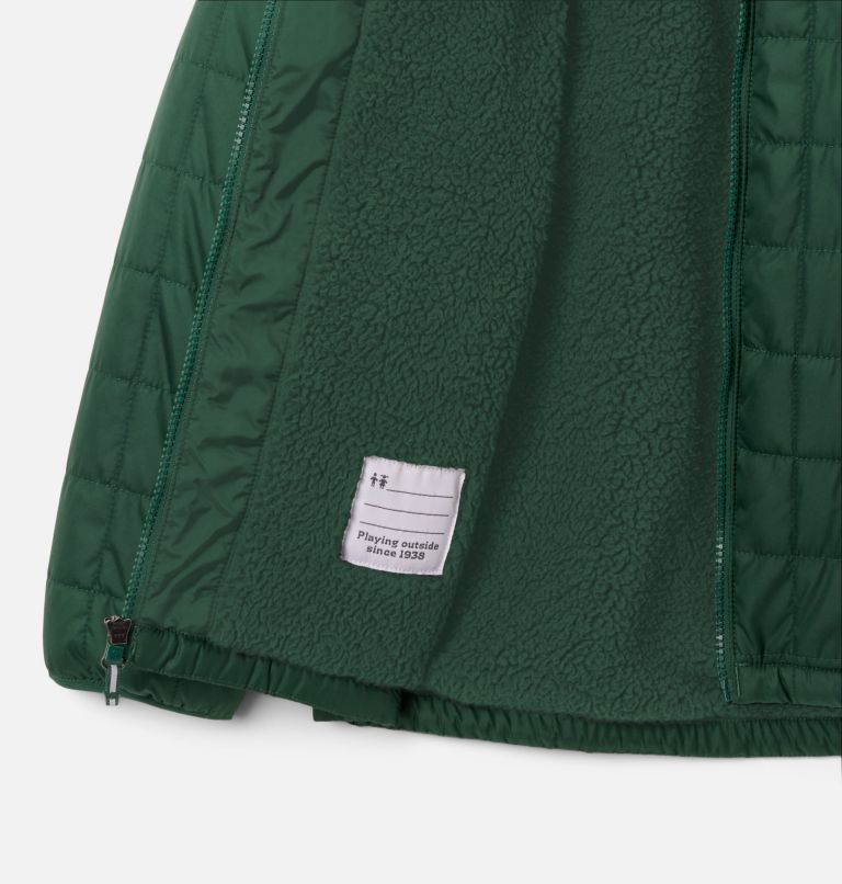 Boys' Rugged Ridge II Sherpa Lined Jacket, Color: Rain Forest, image 3