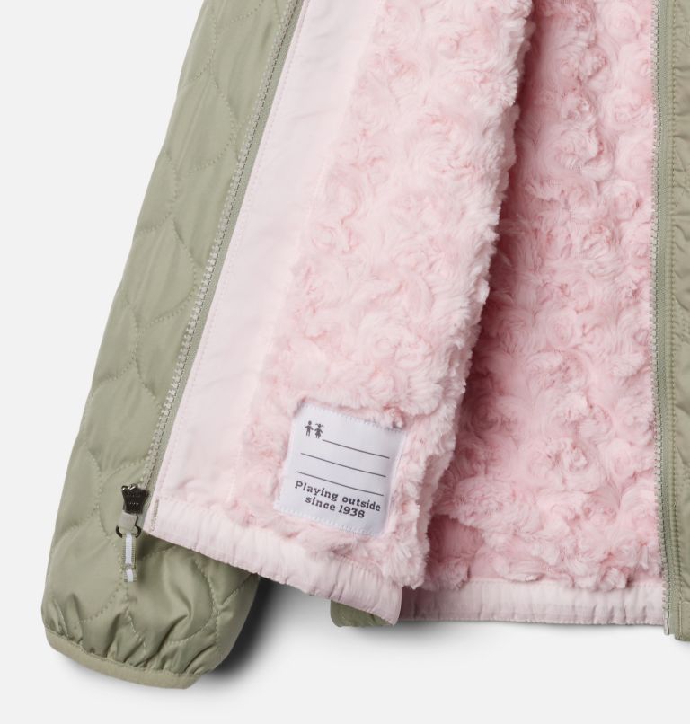 Girls' Bella Plush II Jacket, Color: Safari, image 3