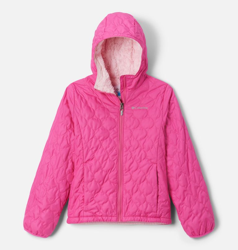 Girls' Bella Plush II Jacket, Color: Pink Ice, image 1