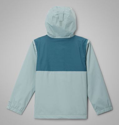 Rainy Trails II Fleece Lined Jacket, Color: Crushed Blue, Everblue Slub, image 4